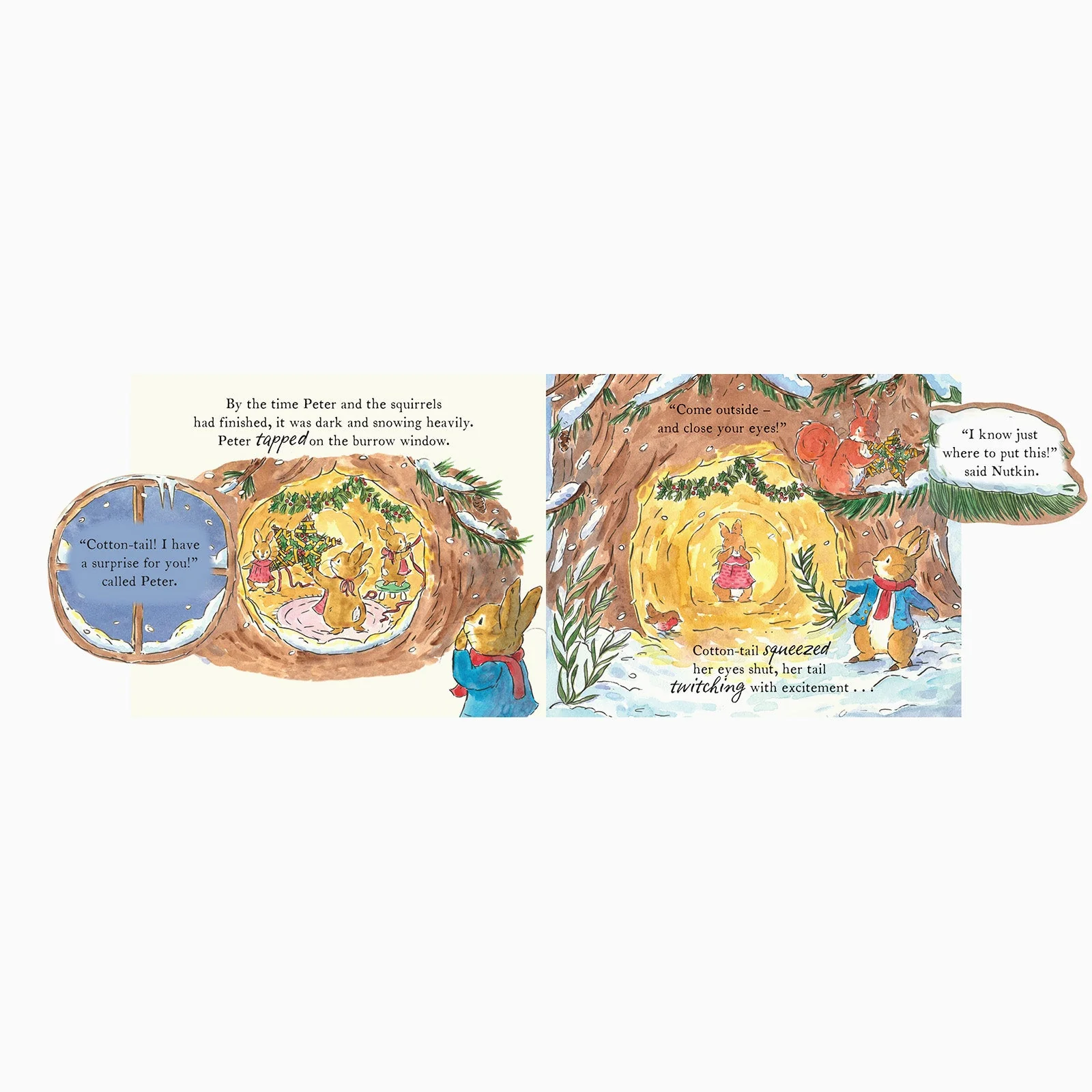 Peter Rabbit: Cotton Tails Christmas Tree Lift The Flap Board Book - Image 4