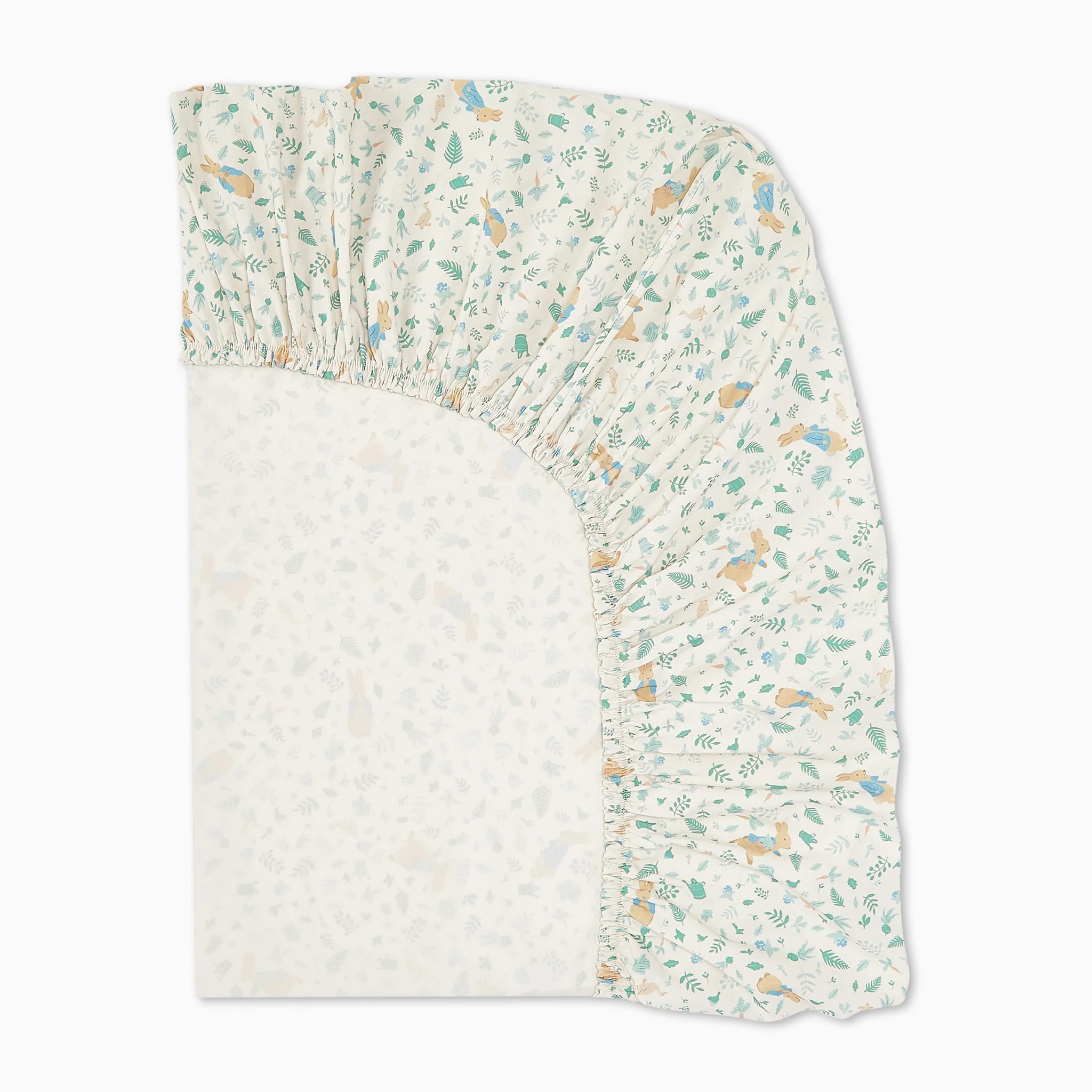 Peter Rabbit Printed Cot Bed Fitted Sheet - Image 2