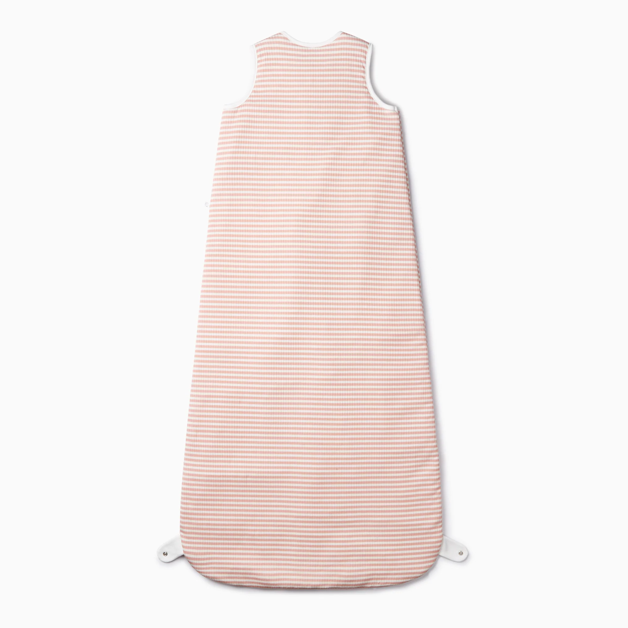 Pink Stripe Ribbed Front Opening Sleeping Bag 1.5 TOG - Image 7