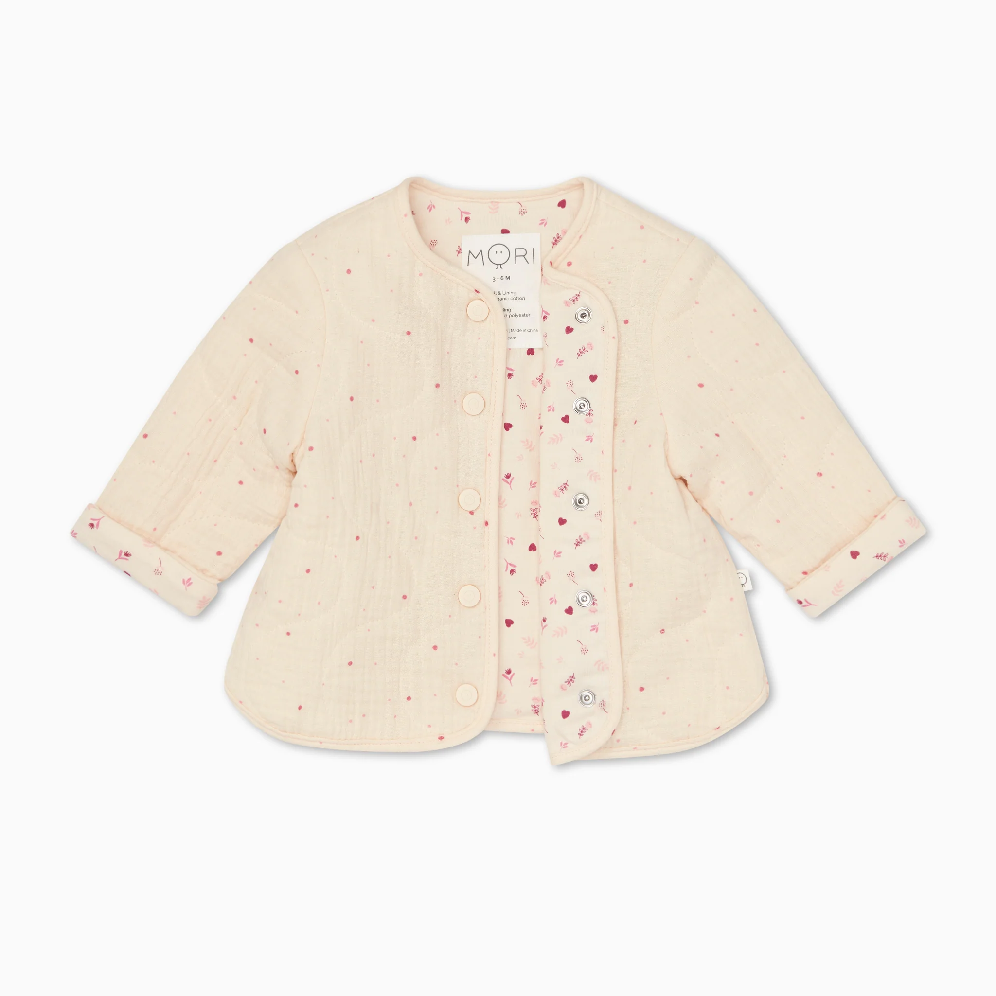 Polka Dot Quilted Jacket - Image 3