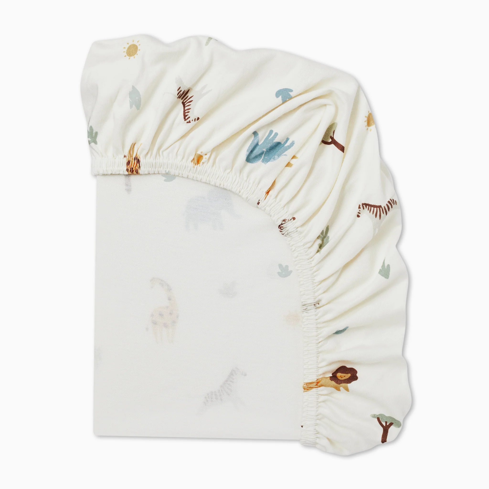 Printed Moses Basket Fitted Sheet - Bear Print - Image 5