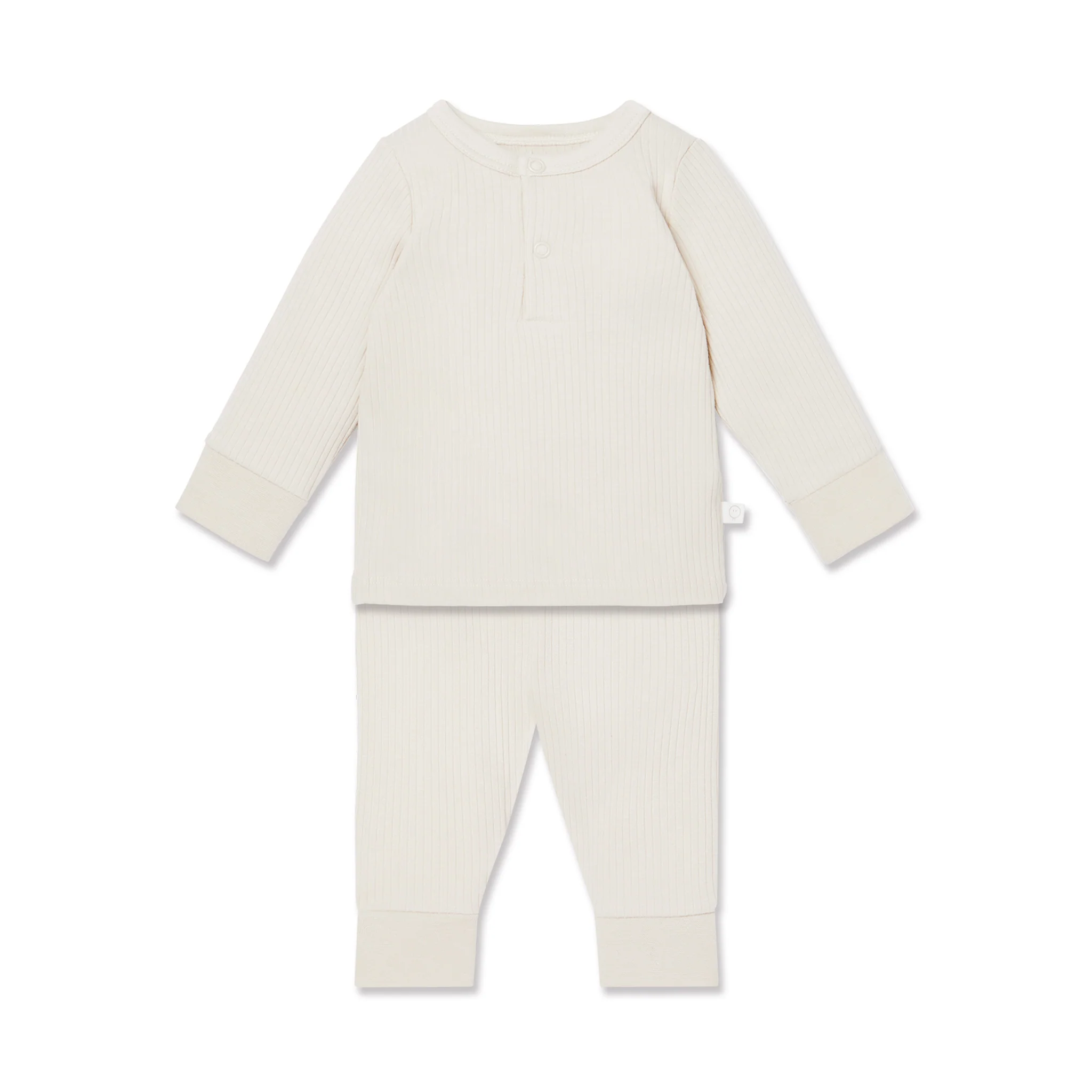 Ribbed Ecru Pyjamas