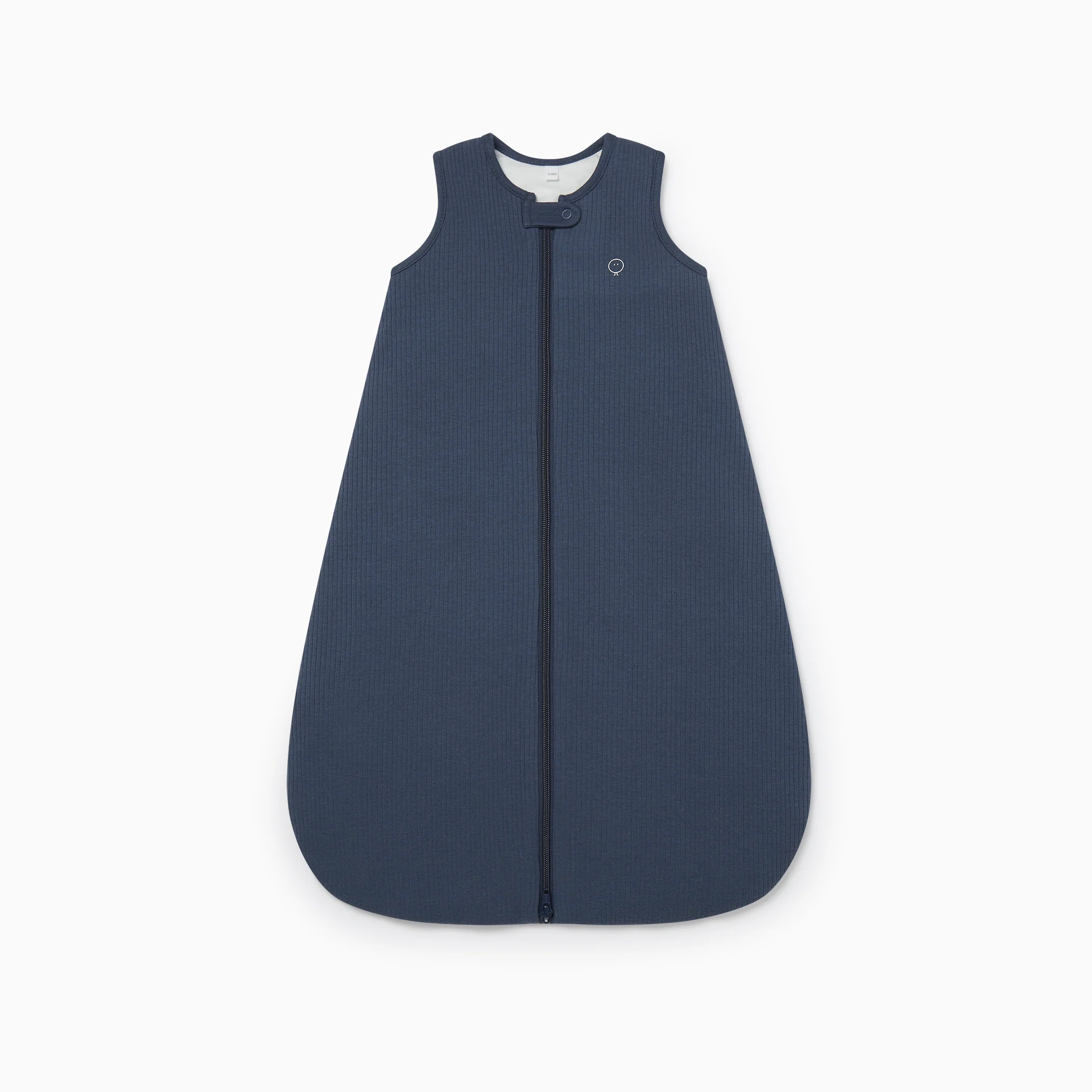 Ribbed Front Opening Sleeping Bag 1.5 TOG - Navy