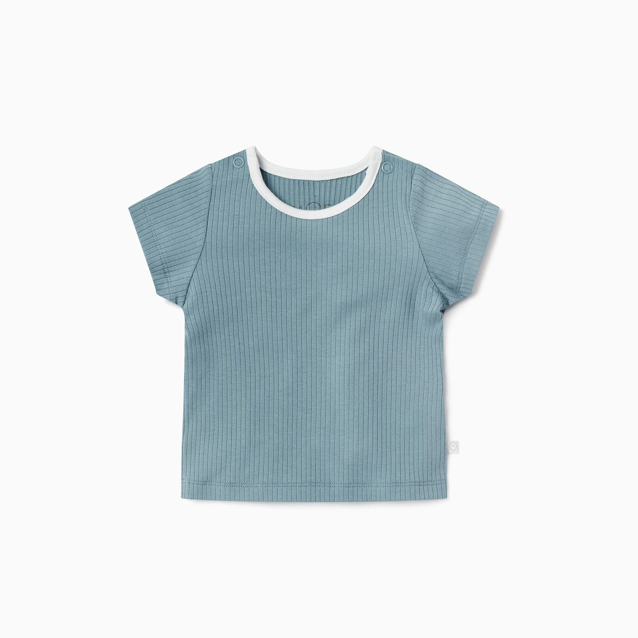 Ribbed Short Sleeve T-Shirt - Image 7