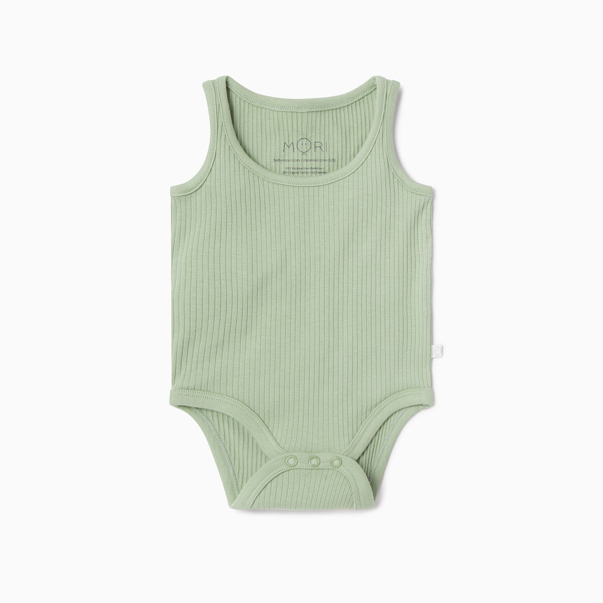 Ribbed Sleeveless Bodysuit - Blush - Image 3