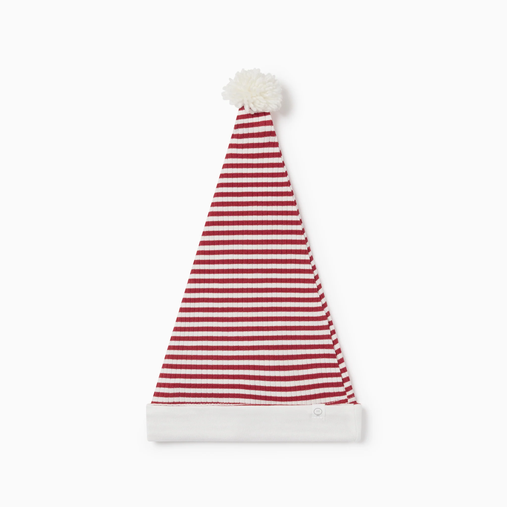 Ruby Stripe Ribbed Elf Hat - Image 2