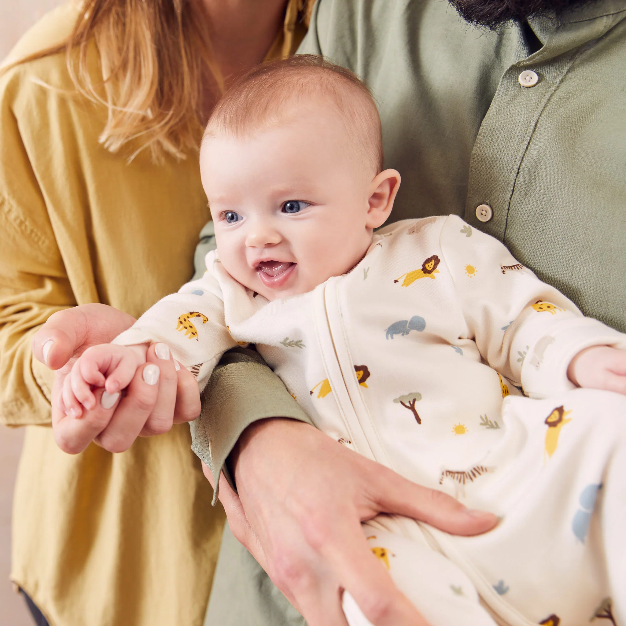 Safari Clever Zip Sleepsuit 4 Pack - Image 4