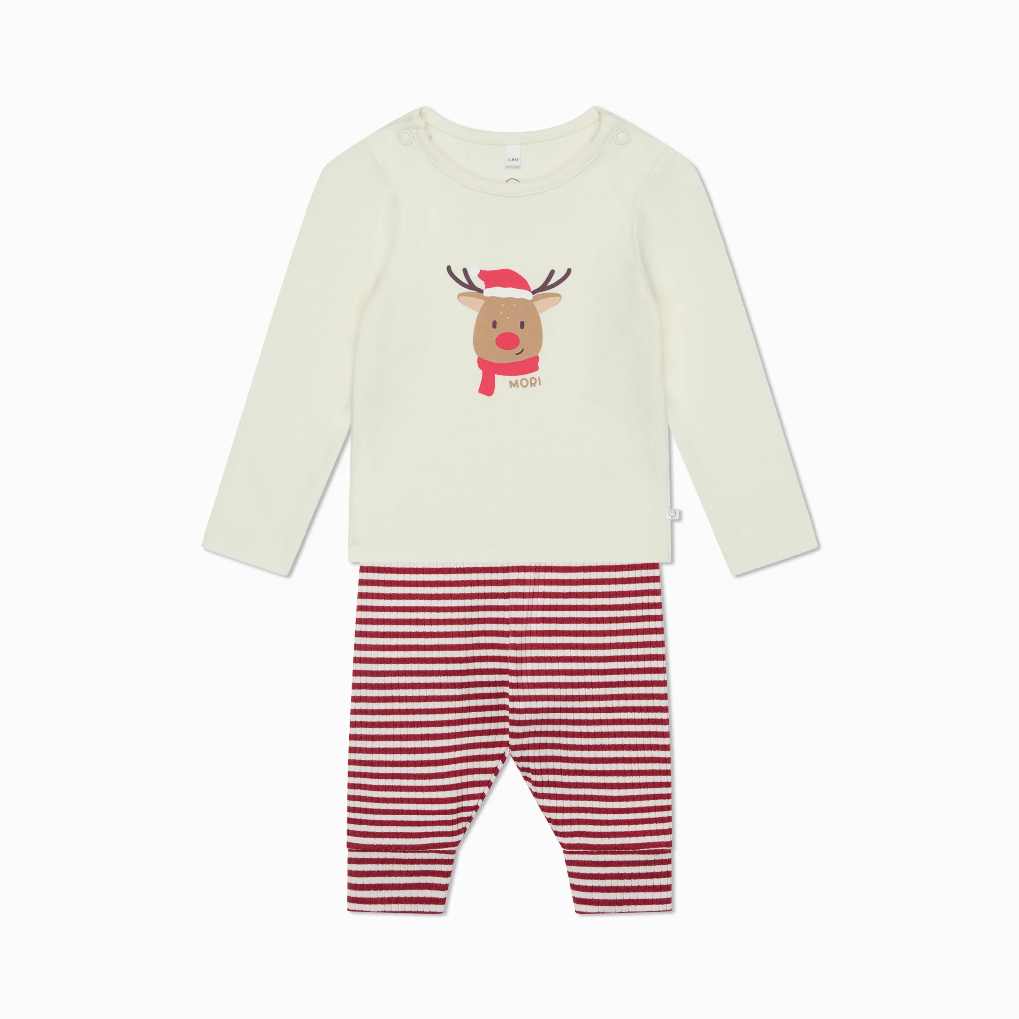 Santa's Sidekick Top & Leggings Outfit - Image 2