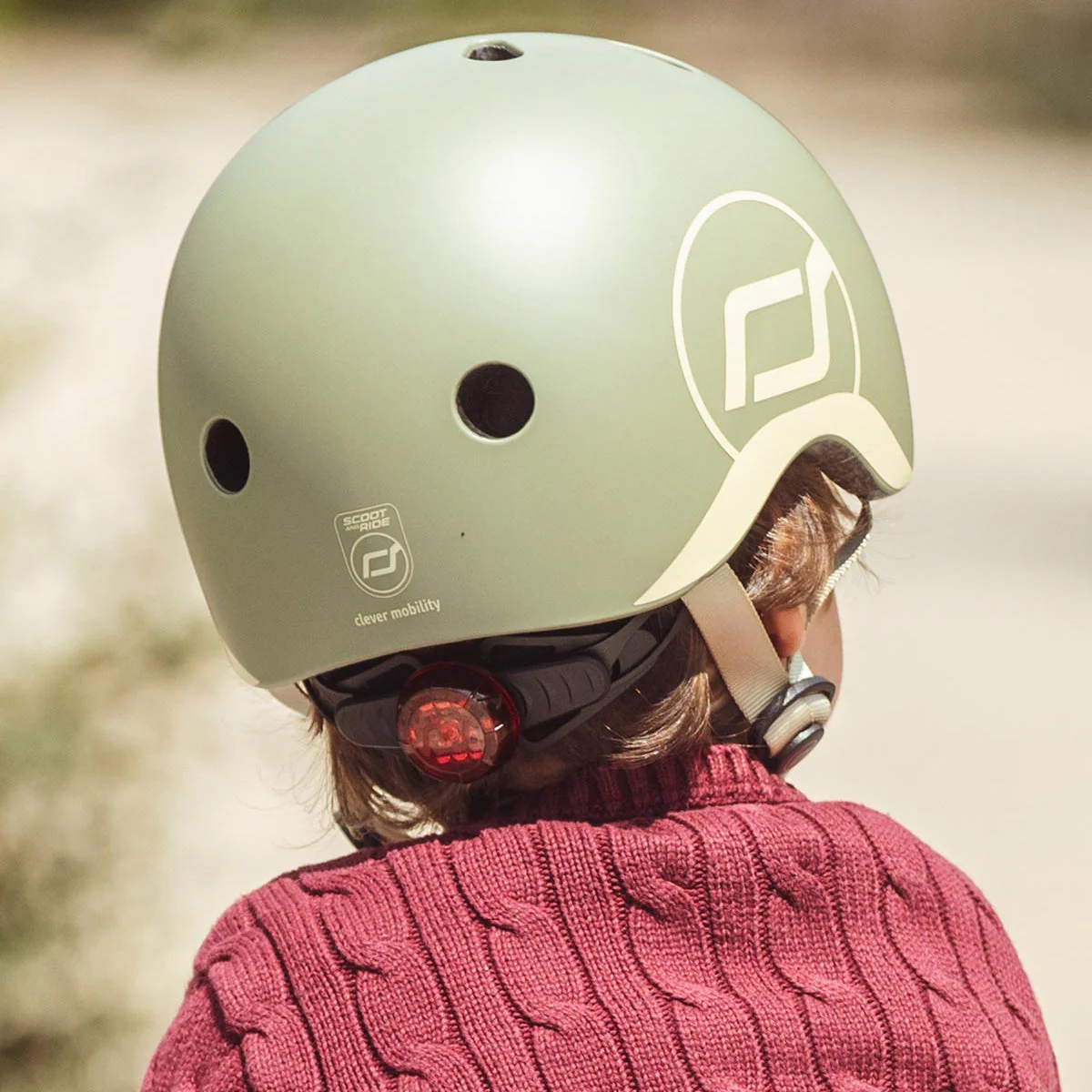 Scoot & Ride Helmet - Olive