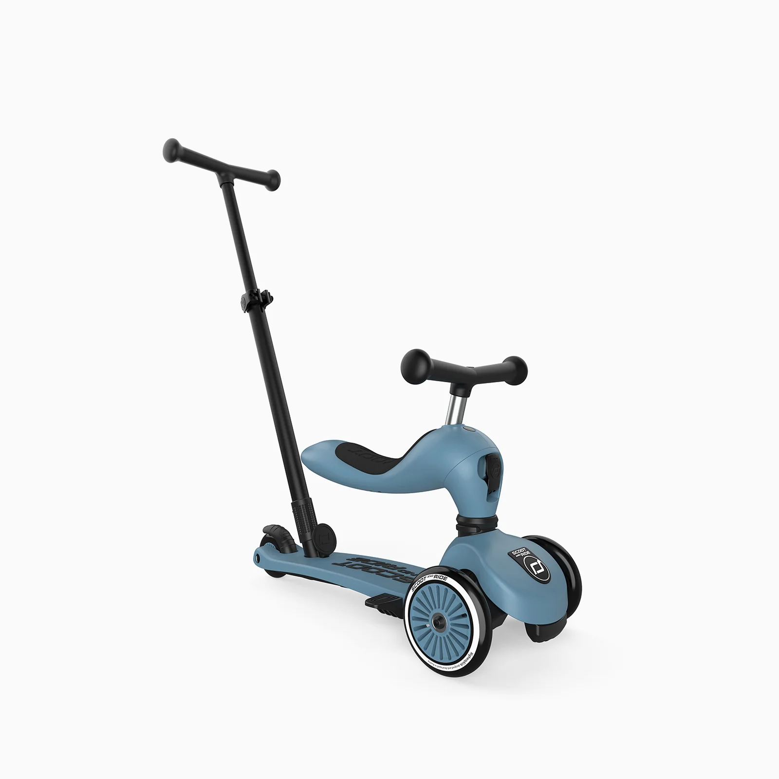 Scoot & Ride Highway Kick Push & Go - Steel - Image 5