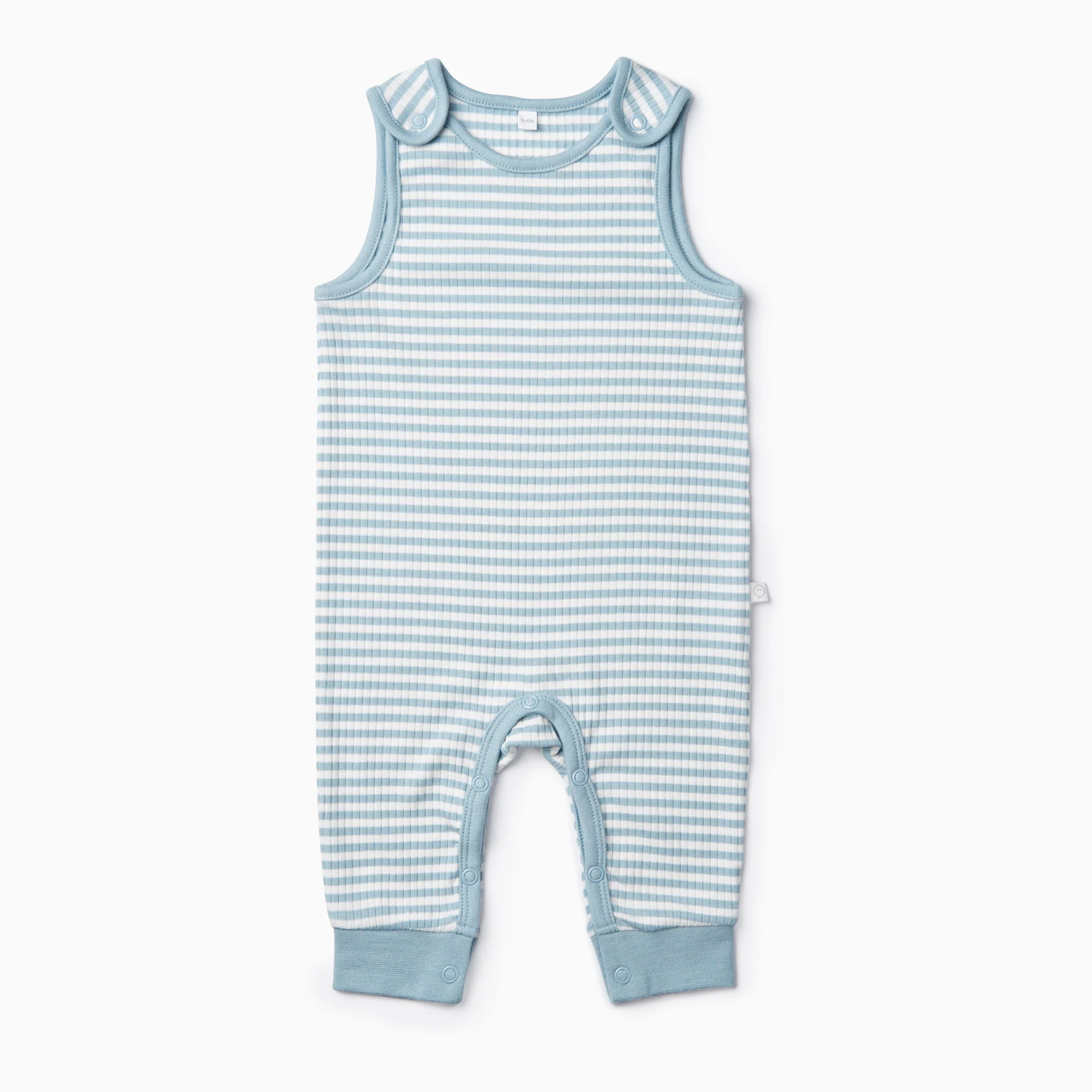 Sea Stripe Ribbed Jumpsuit - Image 2
