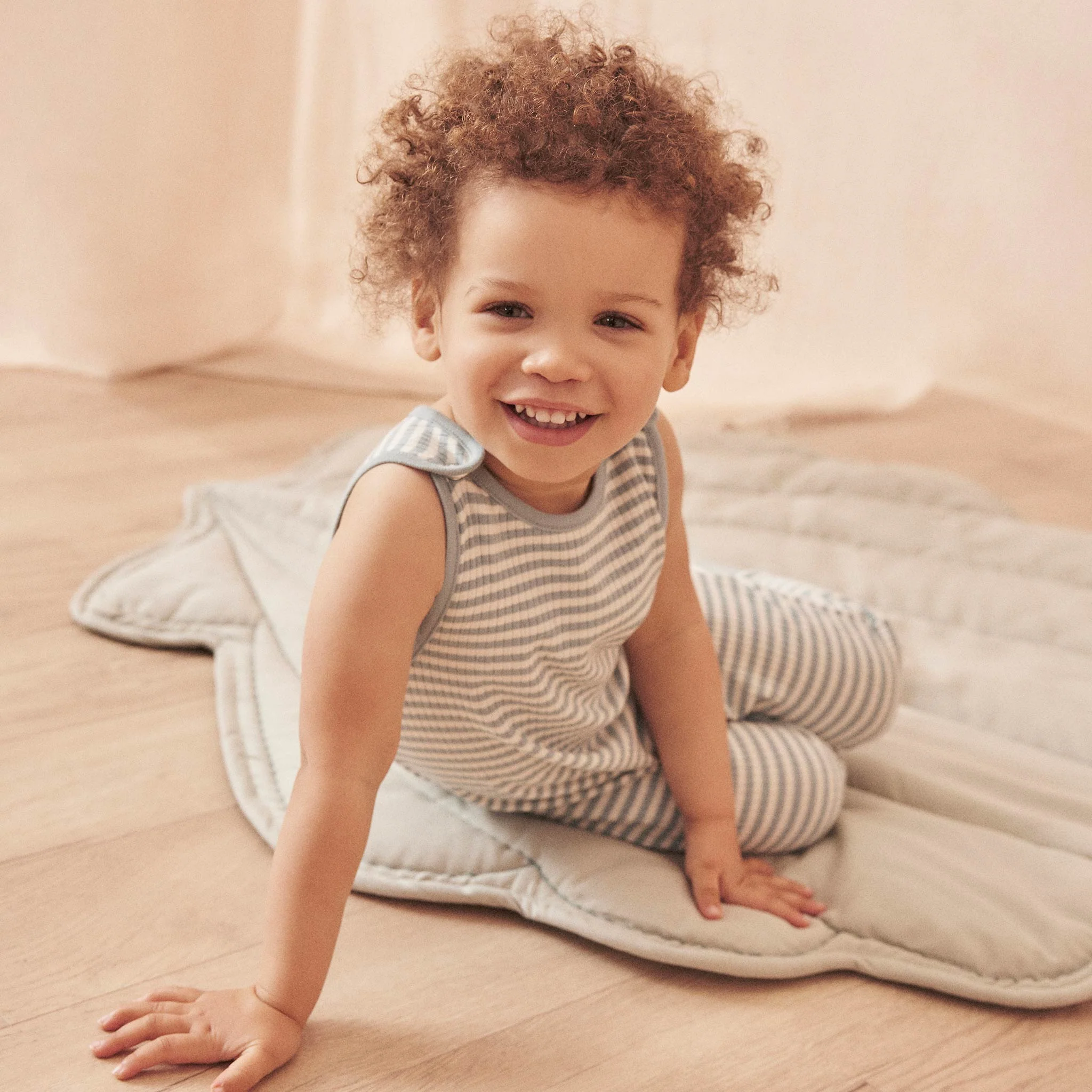 Sea Stripe Ribbed Jumpsuit - Image 6