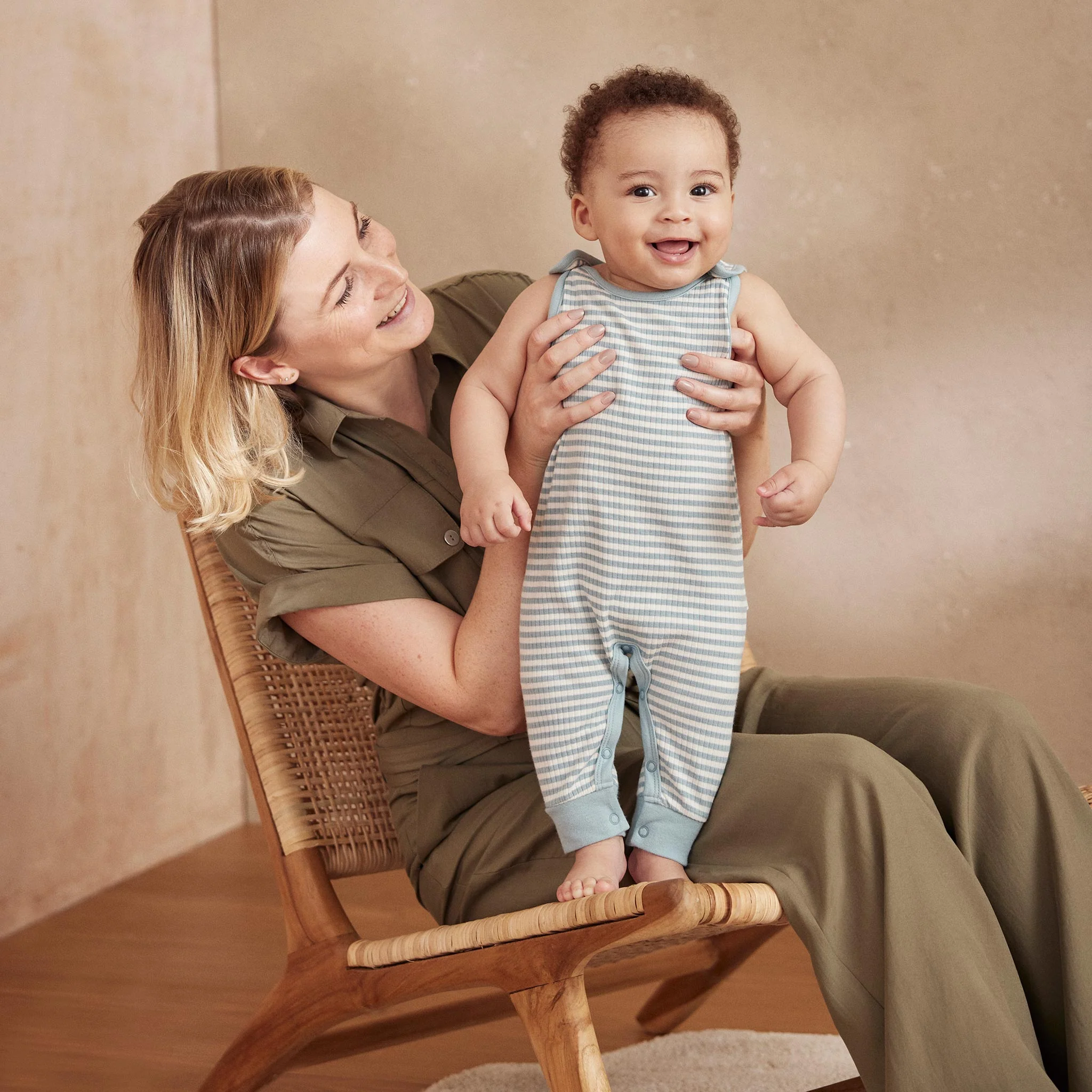 Sea Stripe Ribbed Jumpsuit - Image 7