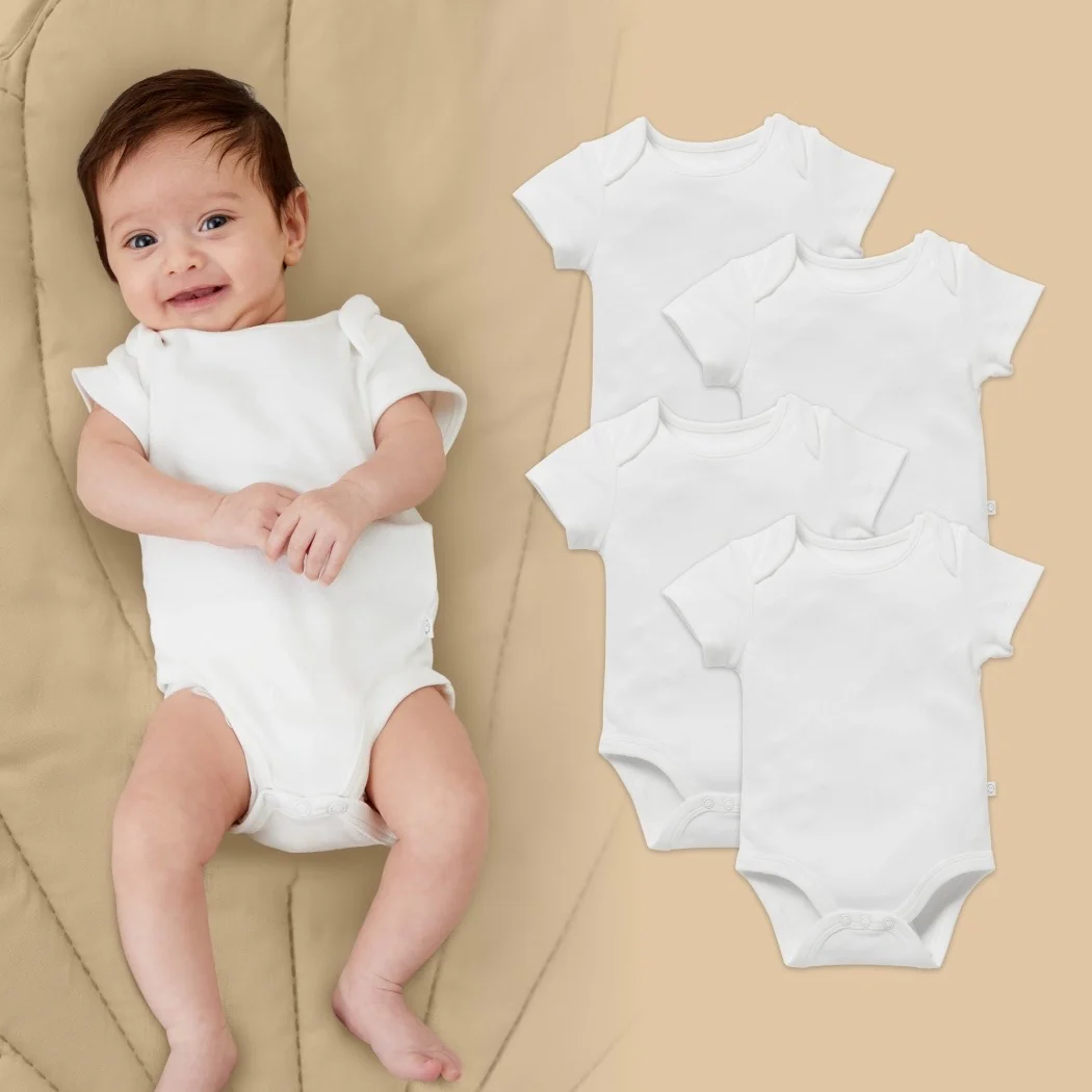Short Sleeve Bodysuit 4 Pack - Image 7