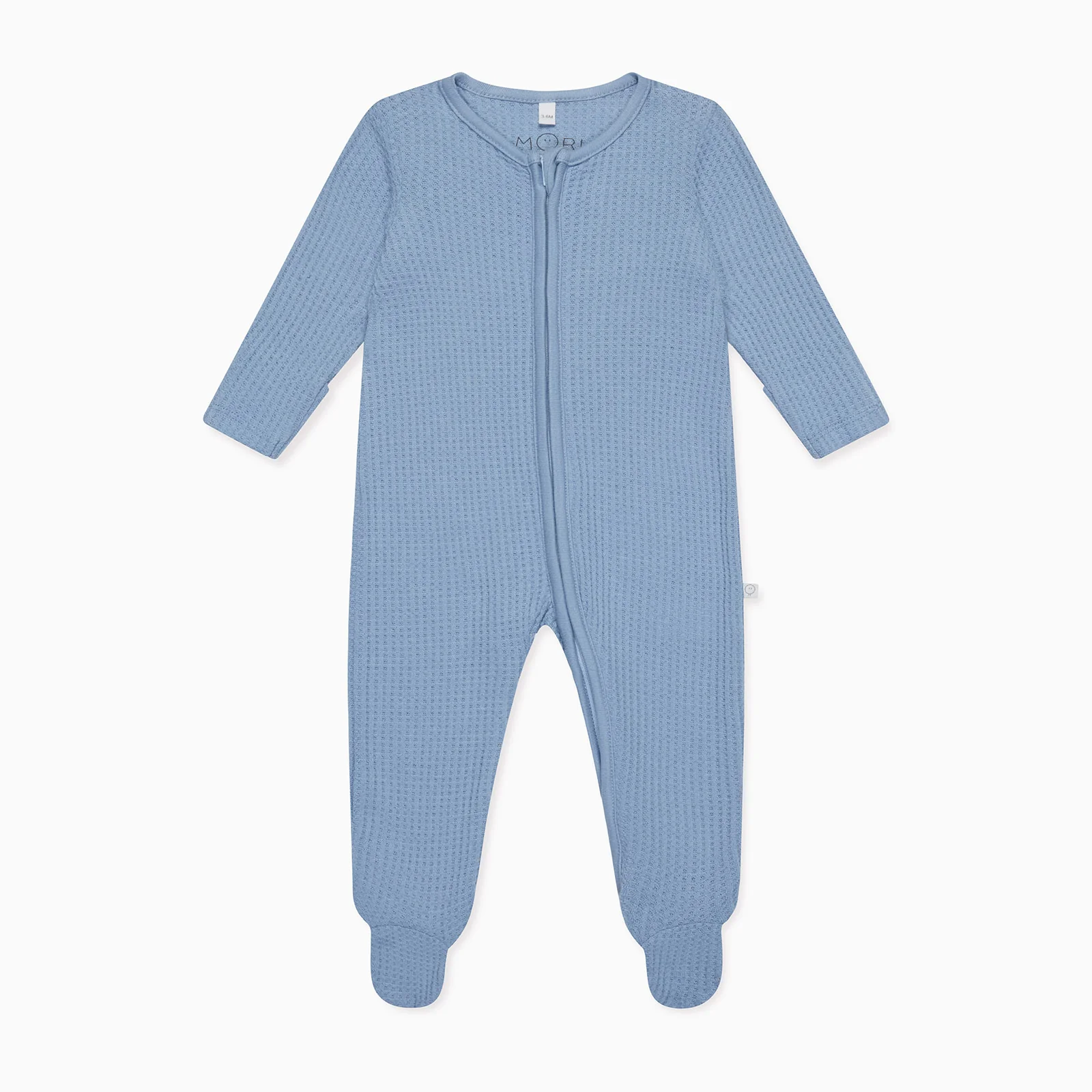 Sky Waffle Clever Zip Sleepsuit - Image 2