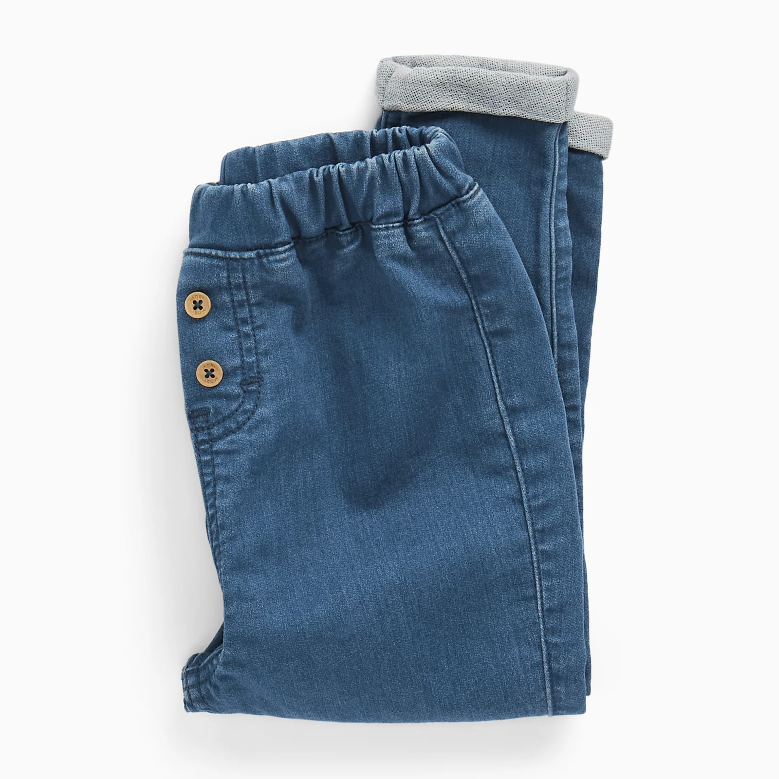 Soft Blue Denim Jeans - Image 3