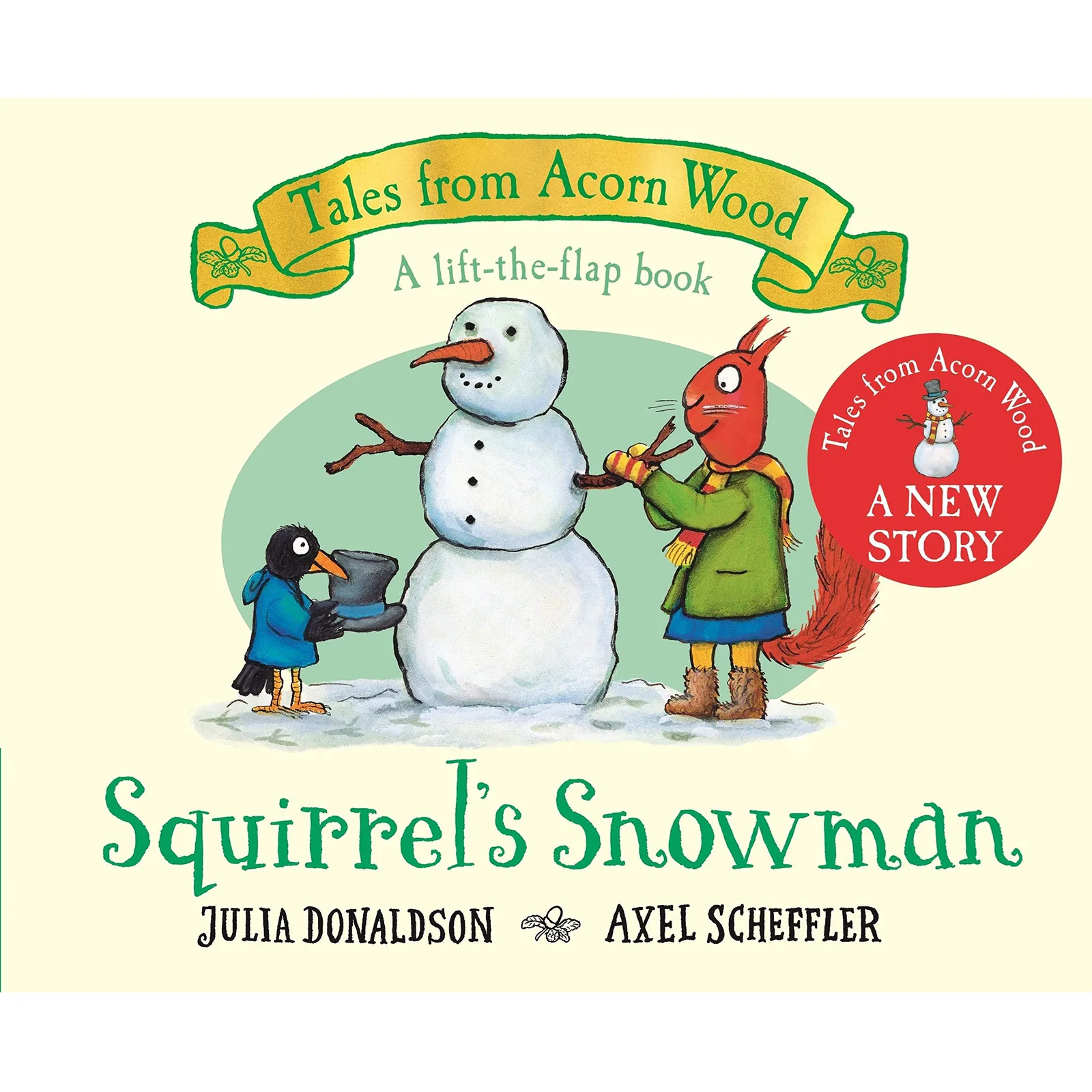 Squirrel's Snowman Lift-the-Flap Board Book