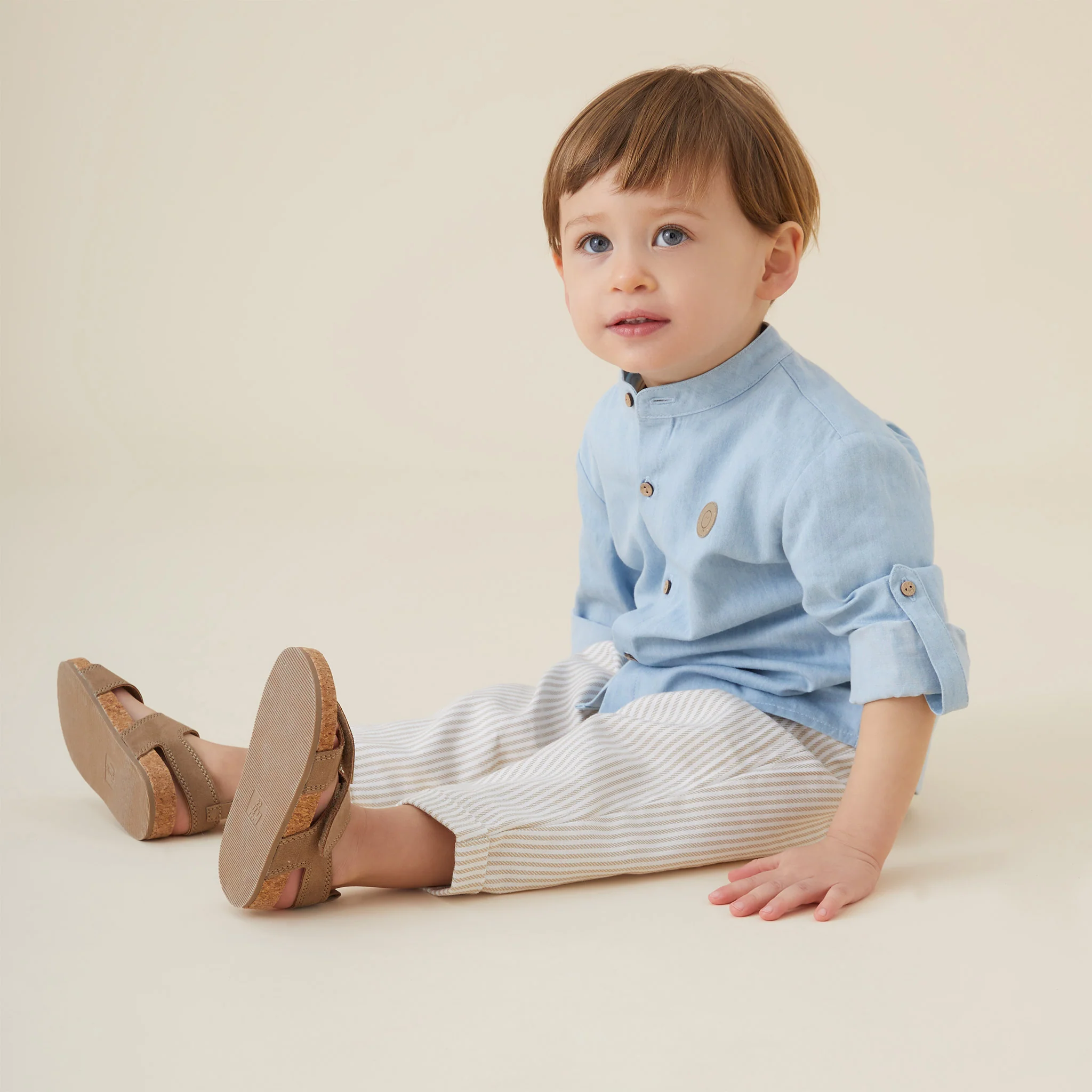 Striped Organic Cotton Trousers - Image 4