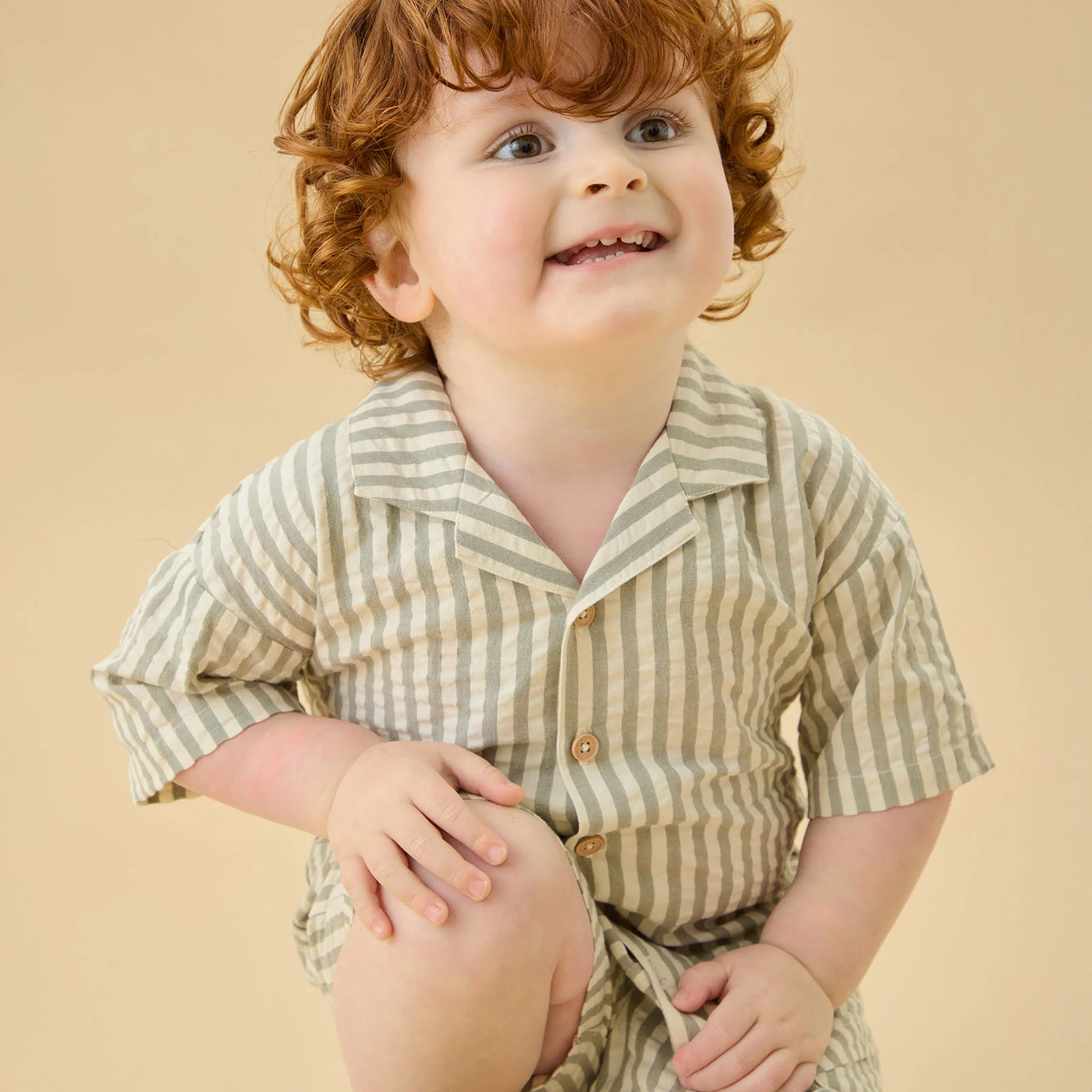 Striped Seersucker Shirt