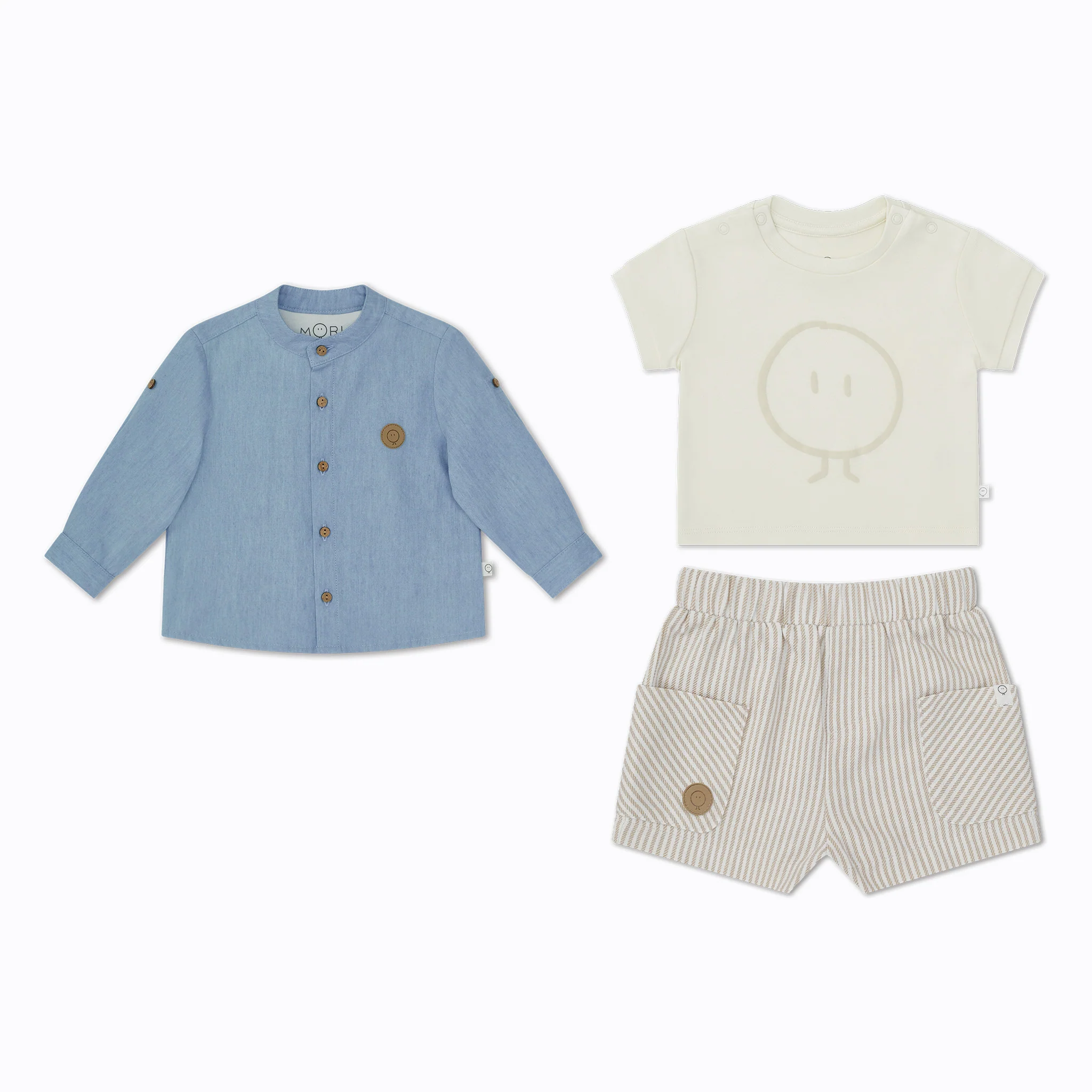 Summer Shirt, T-Shirt & Shorts Outfit - Image 2