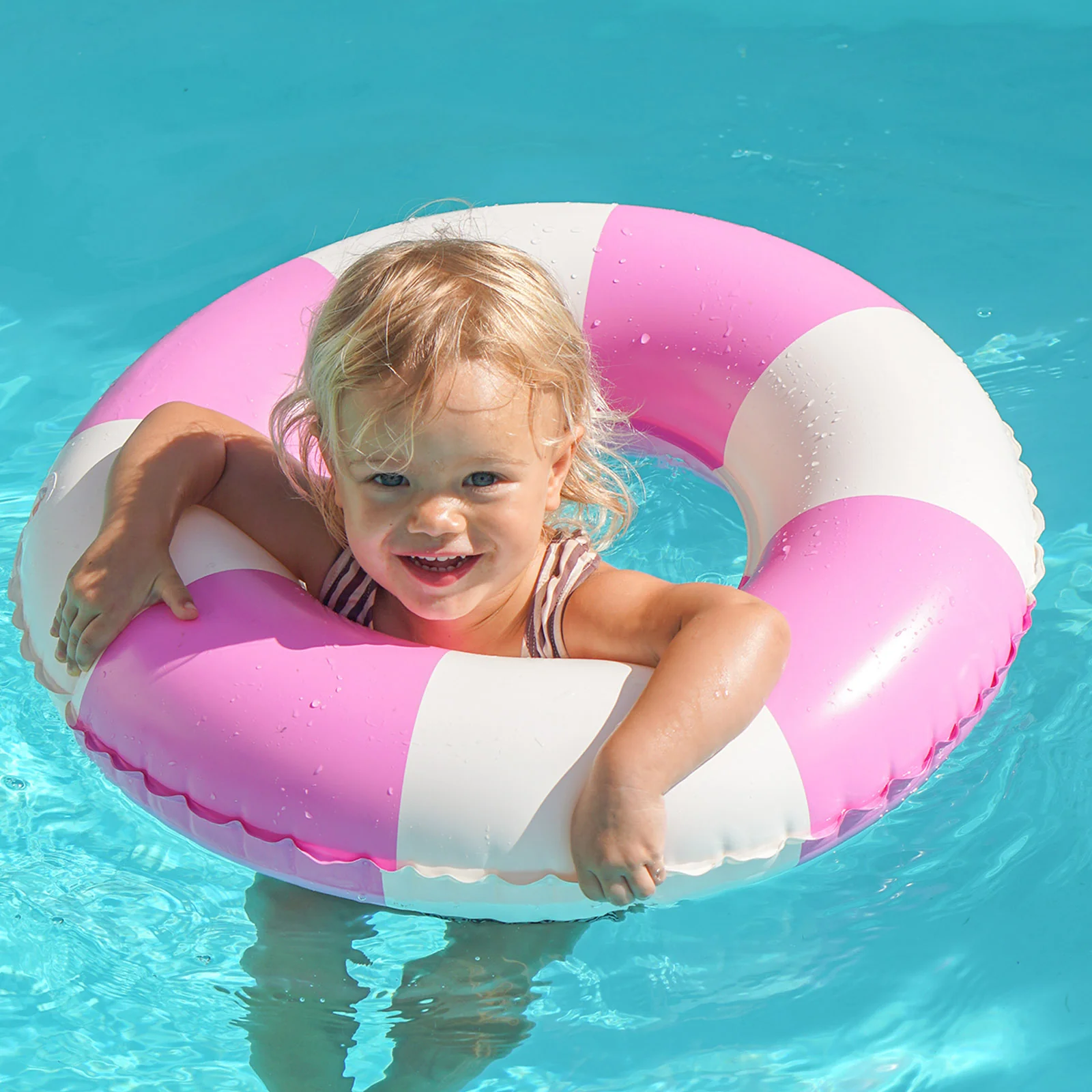 Sunnylife Mini Pool Ring - Magenta Stripe