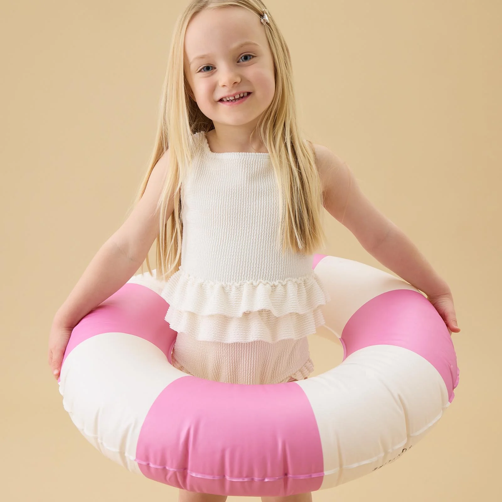 Sunnylife Mini Pool Ring - Magenta Stripe - Image 5