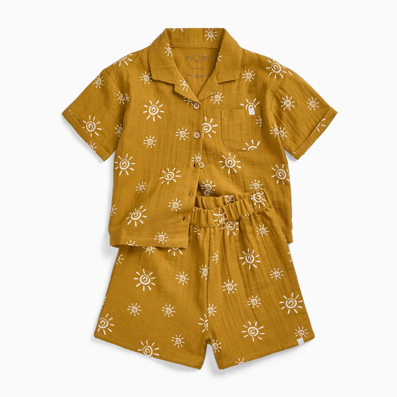 Sunshine Muslin Shirt & Shorts Outfit - Image 2