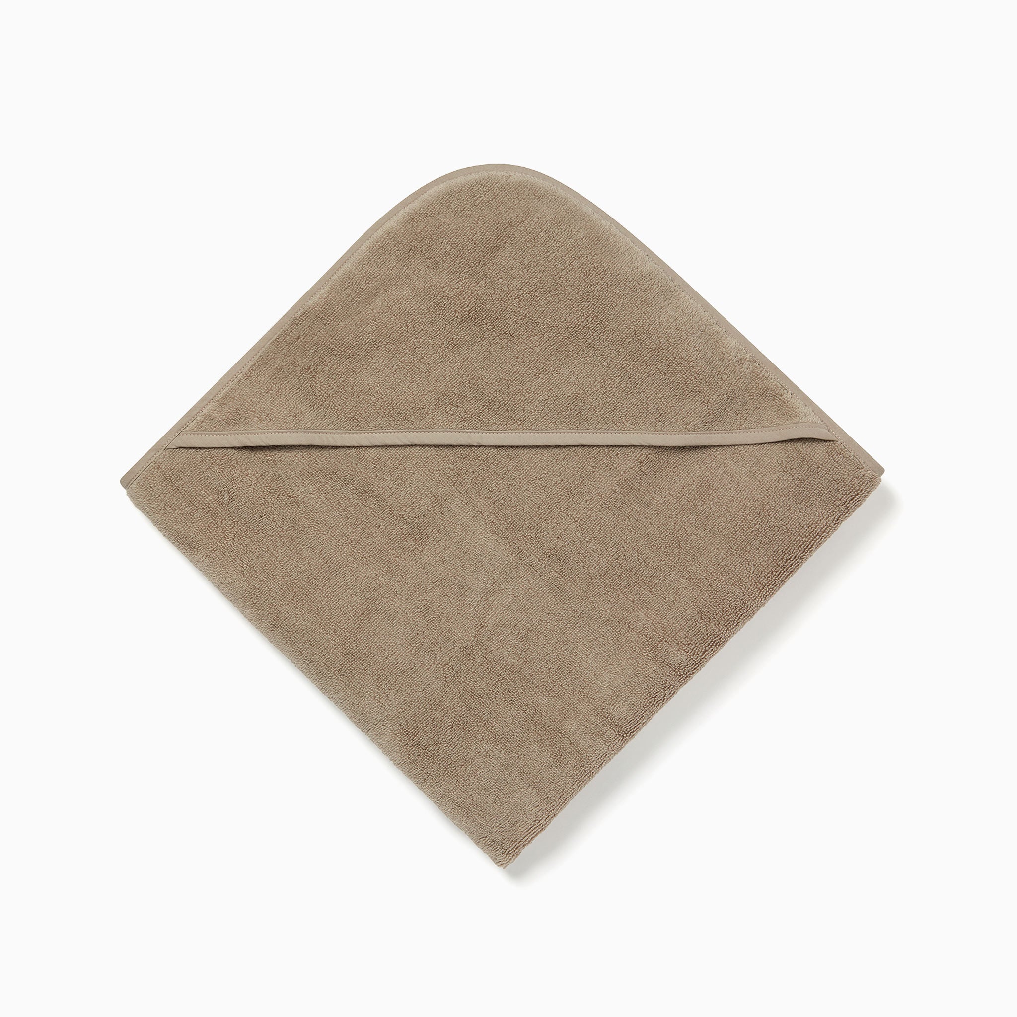 Taupe Hooded Baby Bath Towel - Image 3