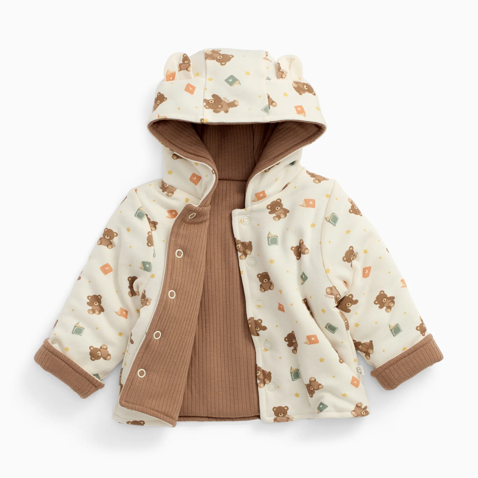Teddy Bear Reversible Hooded Jacket - Image 3