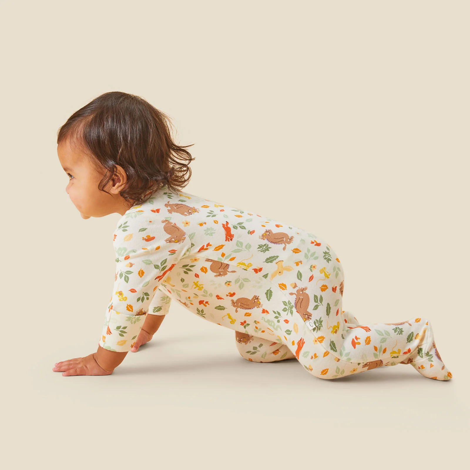The Gruffalo Woodland Zip-Up Sleepsuit & Book Set - Image 4