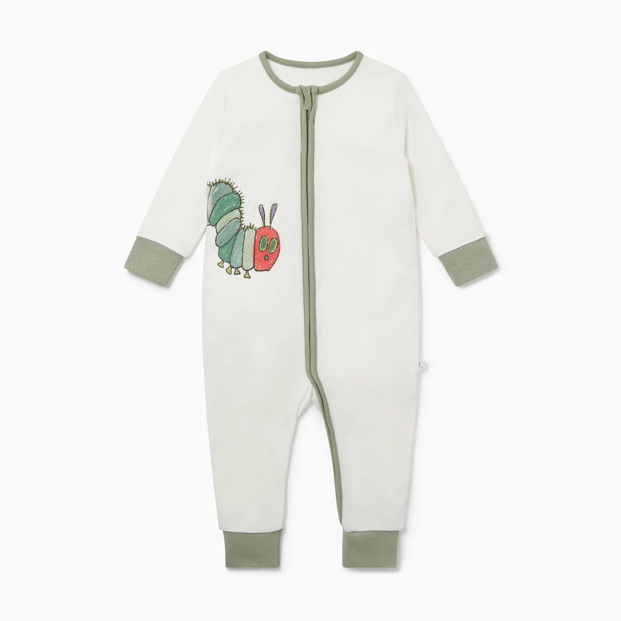 The Very Hungry Caterpillar Zip-Up Sleepsuit - Image 3