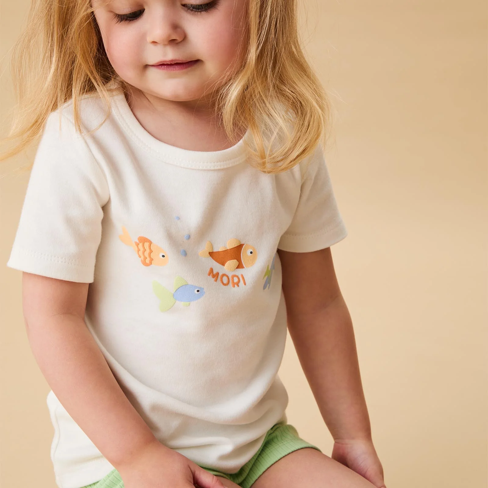 Turtles Ribbed & Little Fish Summer Pyjamas 2 Pack - Image 3
