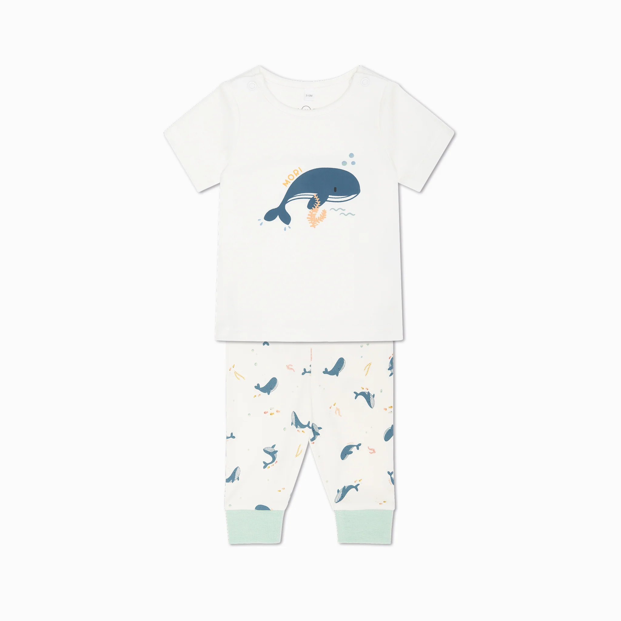 Whale Short Sleeve Pyjamas - Image 2