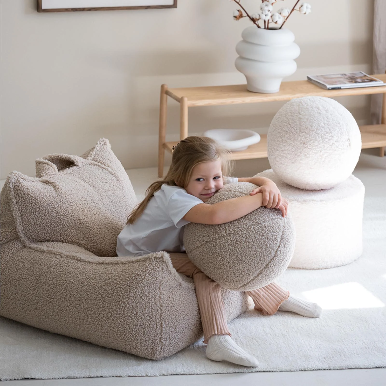 Wigiwama Biscuit Beanbag Chair