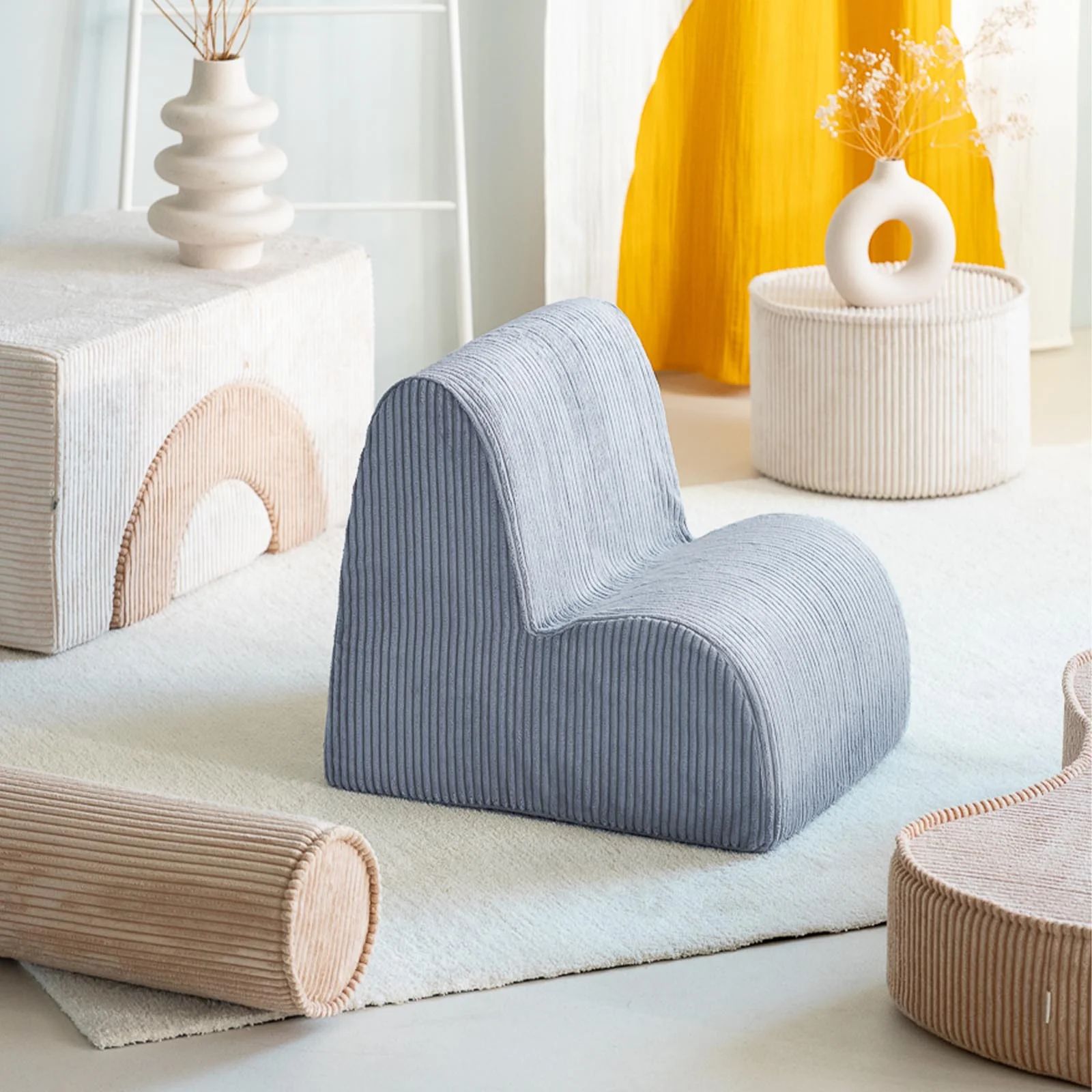 Wigiwama Blueberry Blue Cloud Chair - Image 2