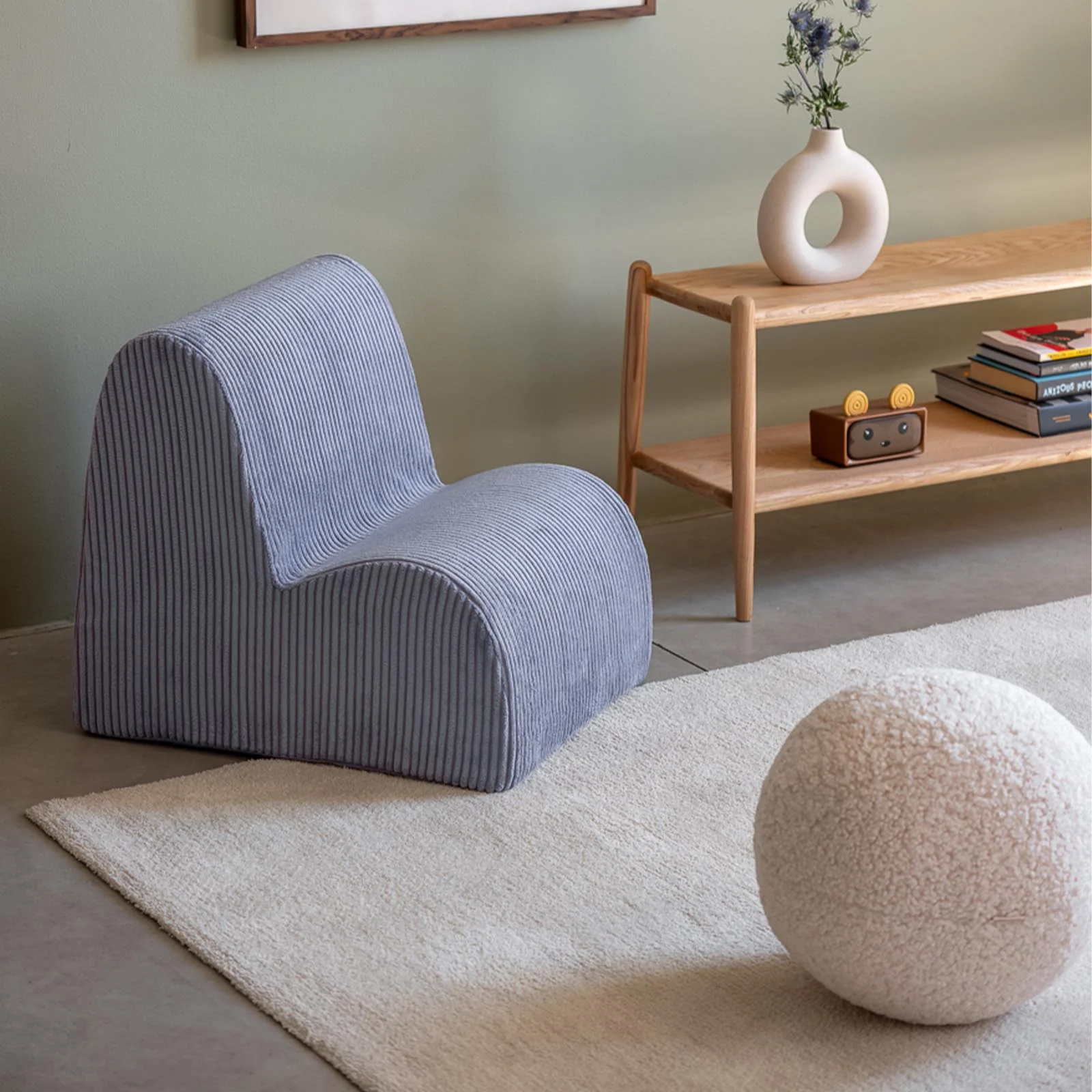 Wigiwama Blueberry Blue Cloud Chair - Image 5