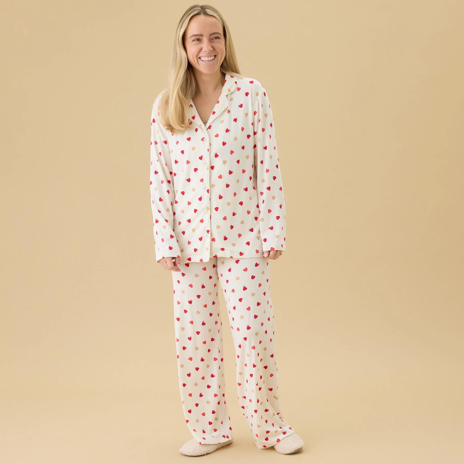 Women's Love Hearts Pyjamas - Image 2