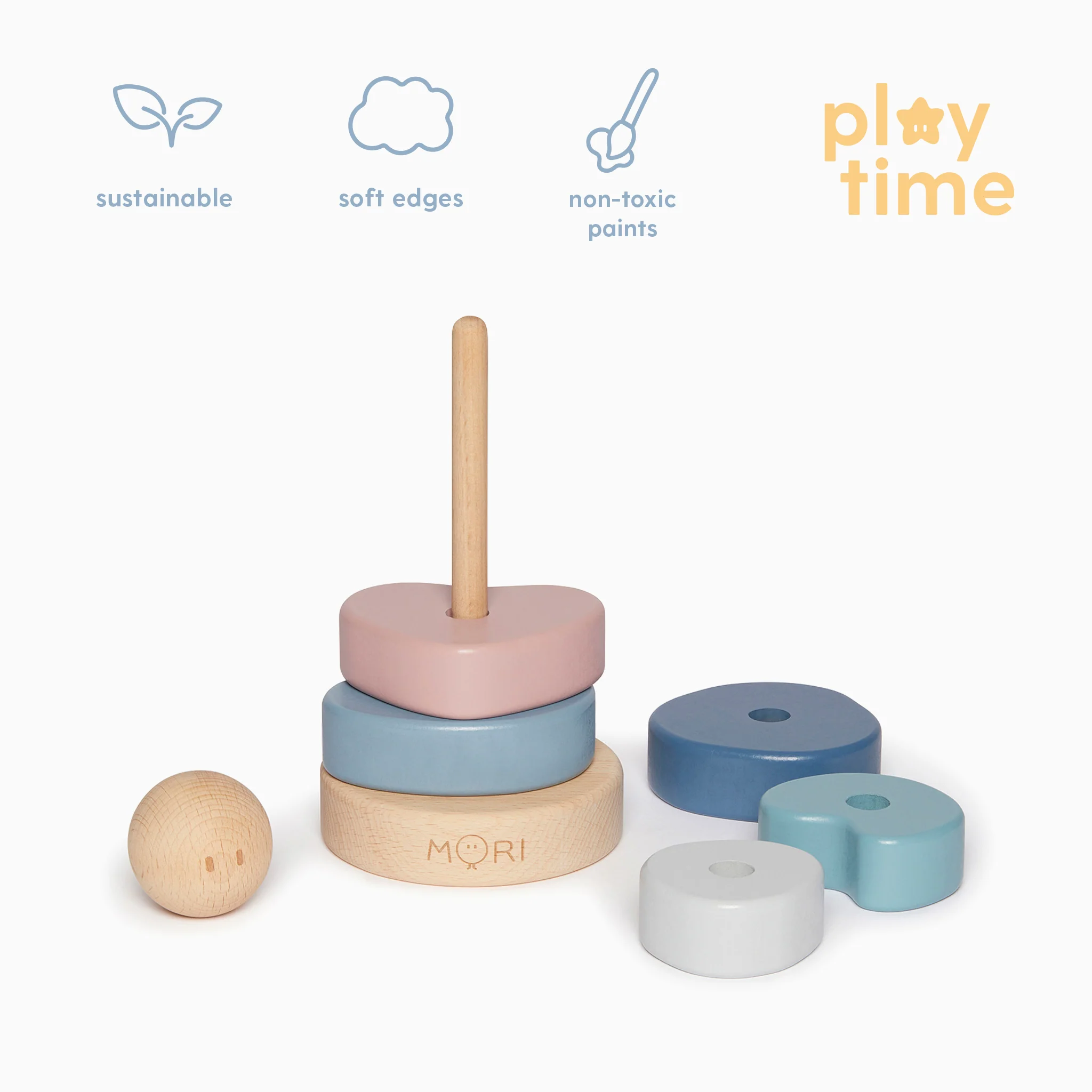 Wooden Baby Toys Gift Set - Image 3