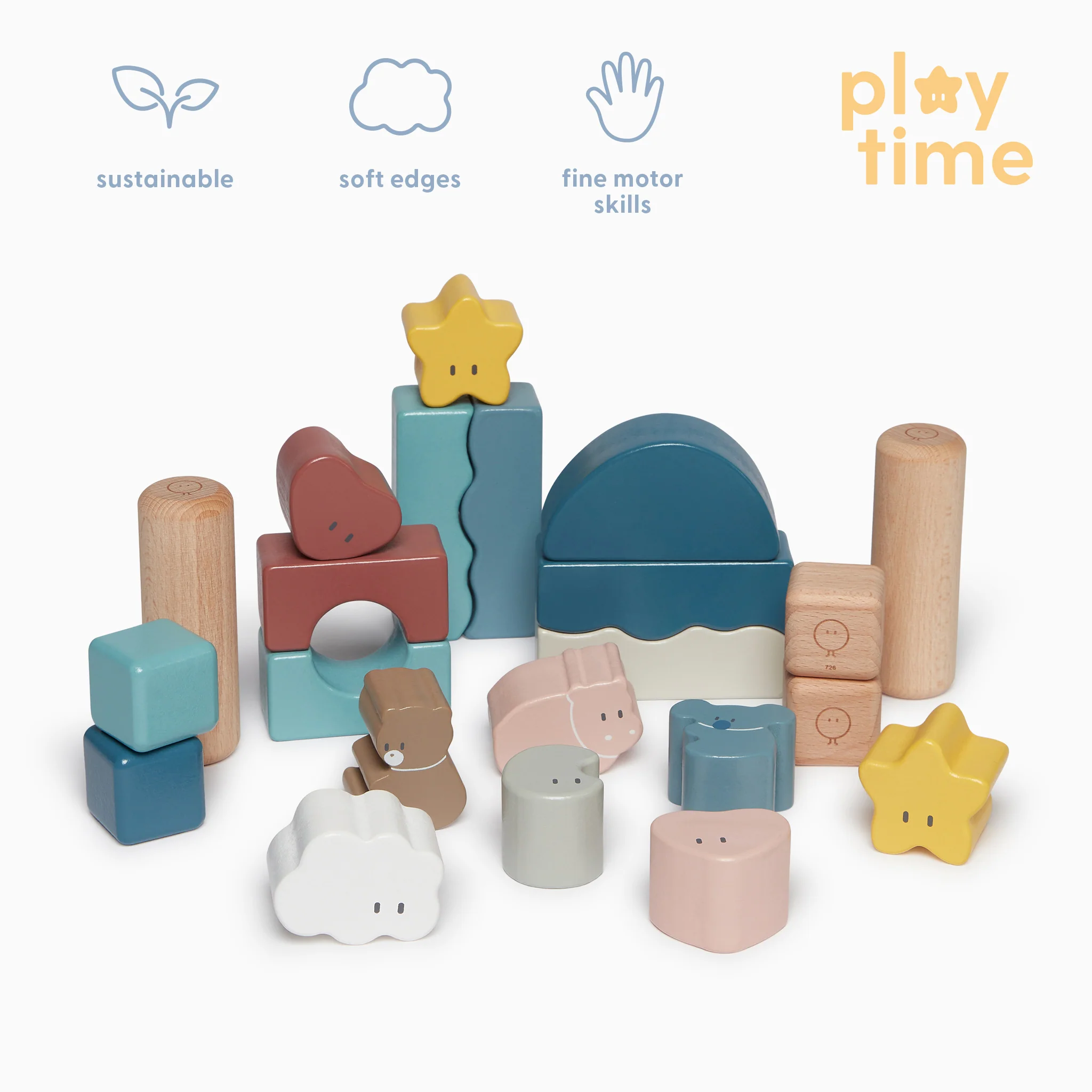 Wooden Little World Building Blocks - Image 3