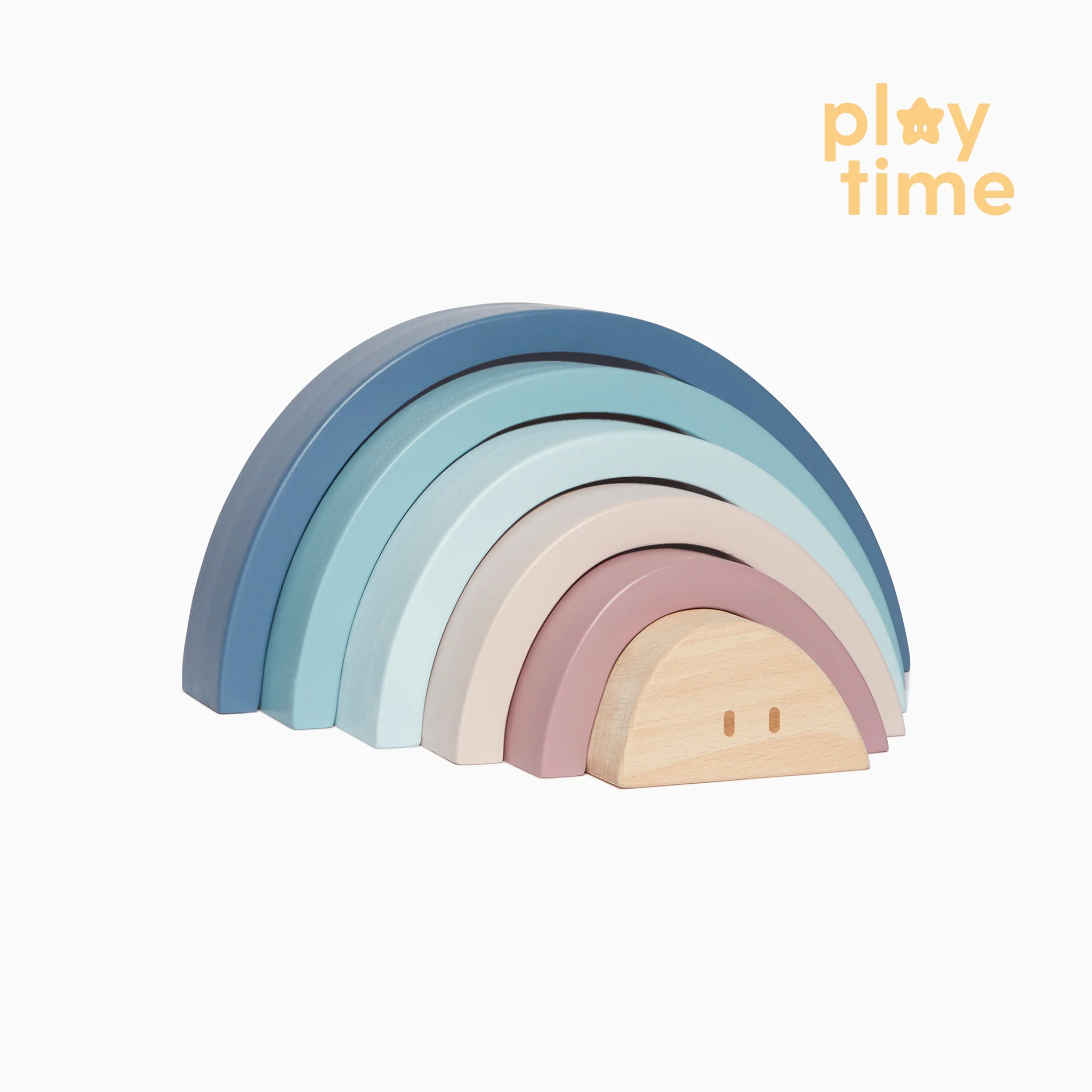 Wooden Rainbow Stacker - Image 6