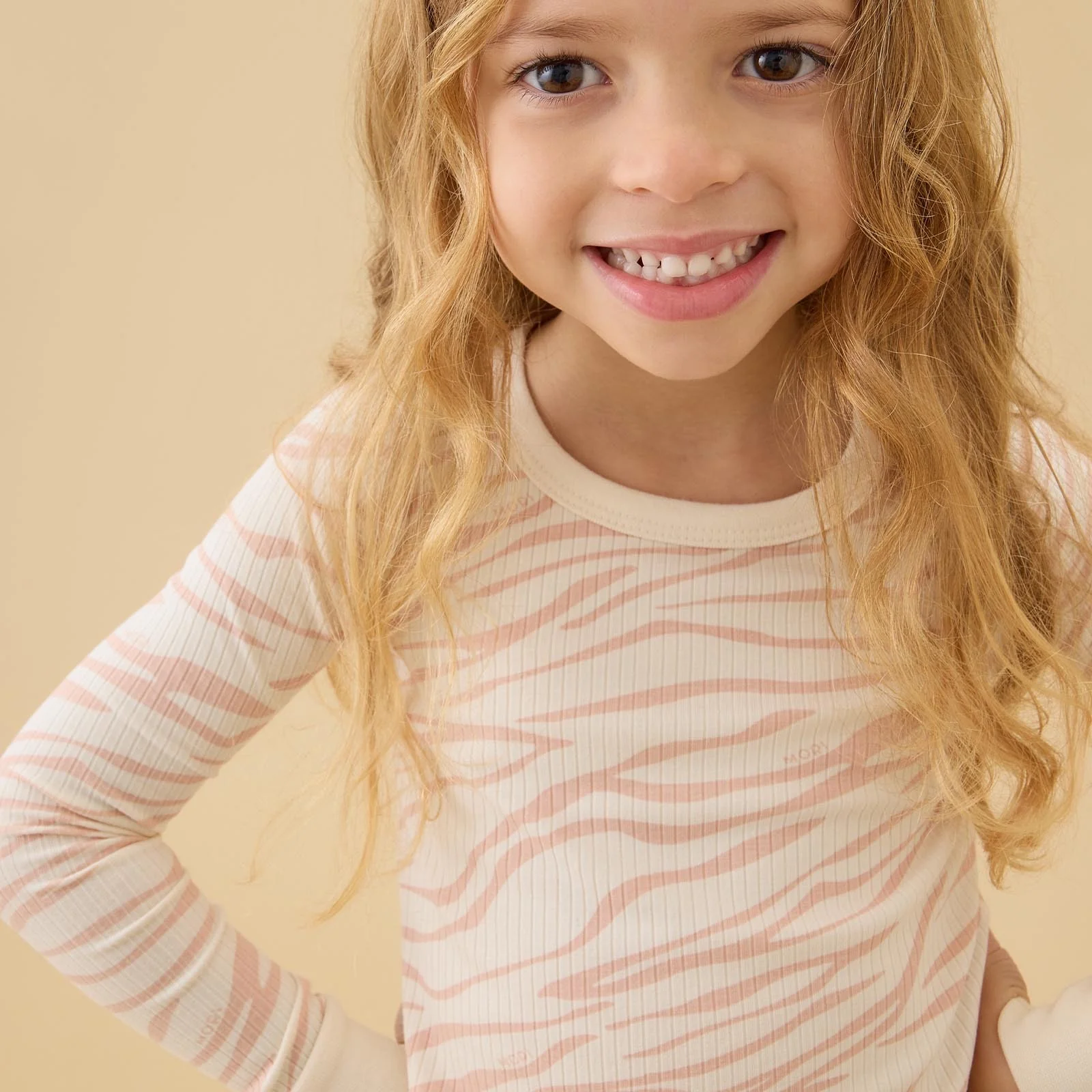 Zebra Sands Ribbed Pyjamas - Image 2