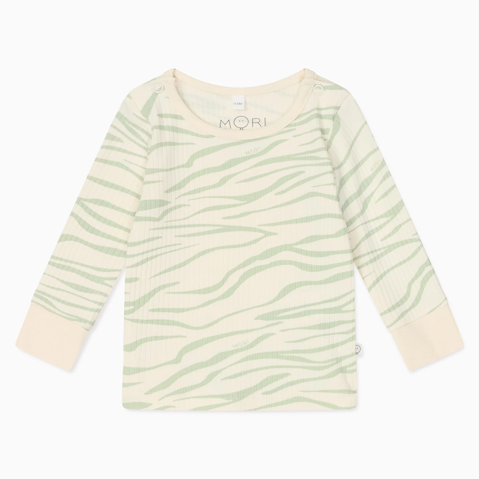 Zebra Stripe Ribbed Pyjamas - Image 3